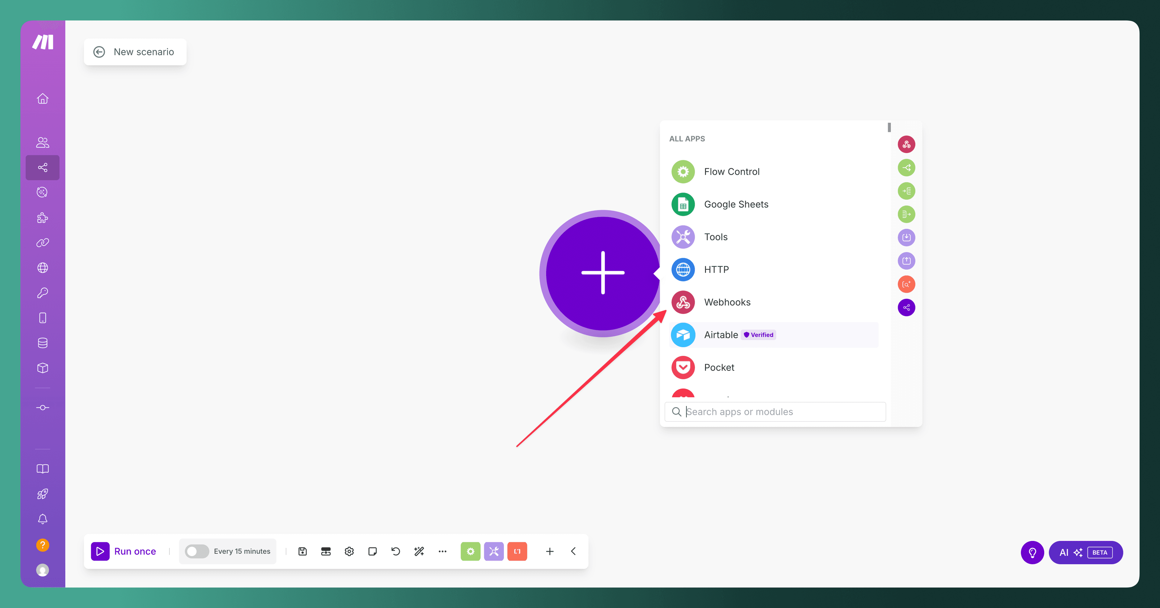 Add webhooks module