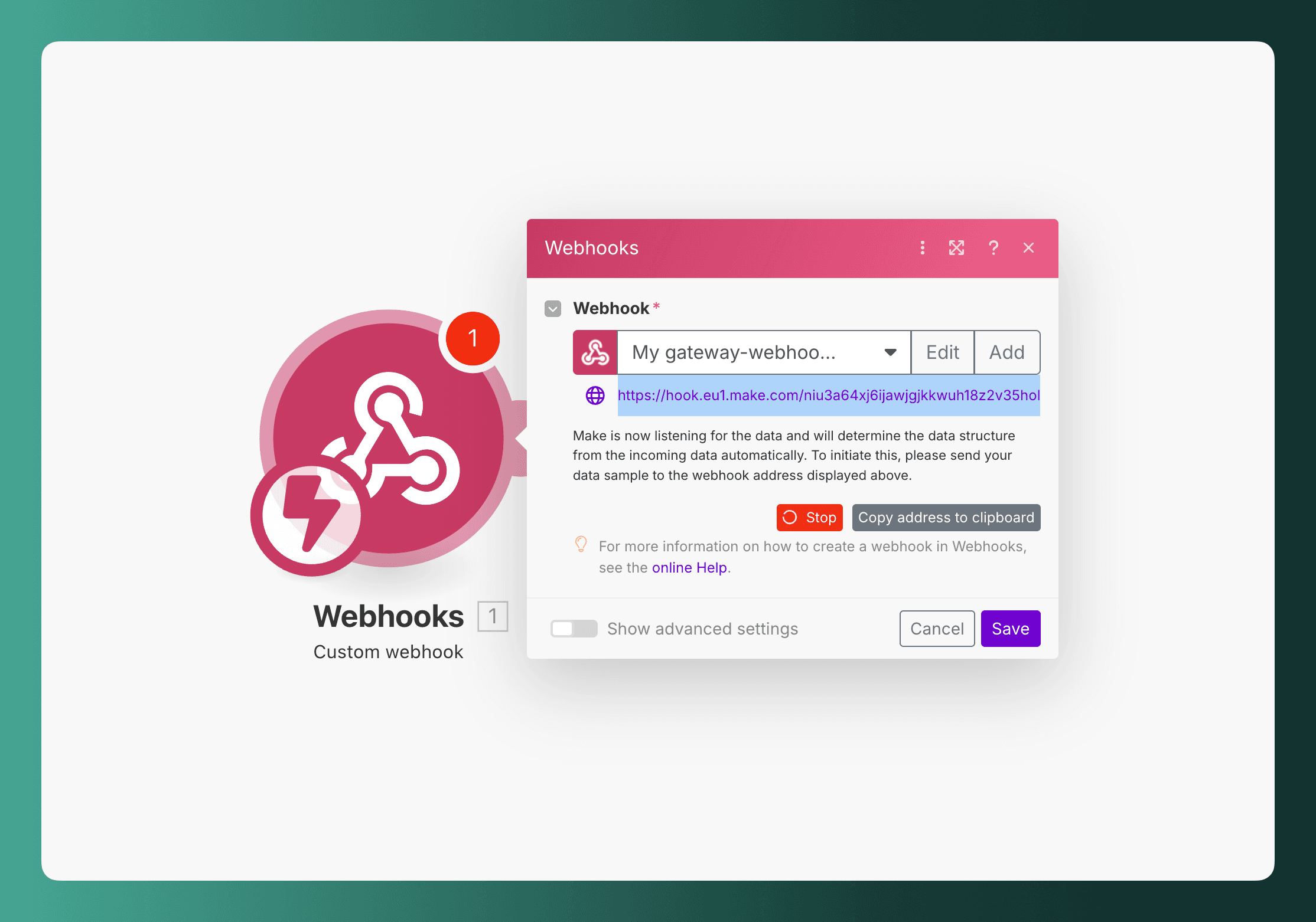 Webhook URL