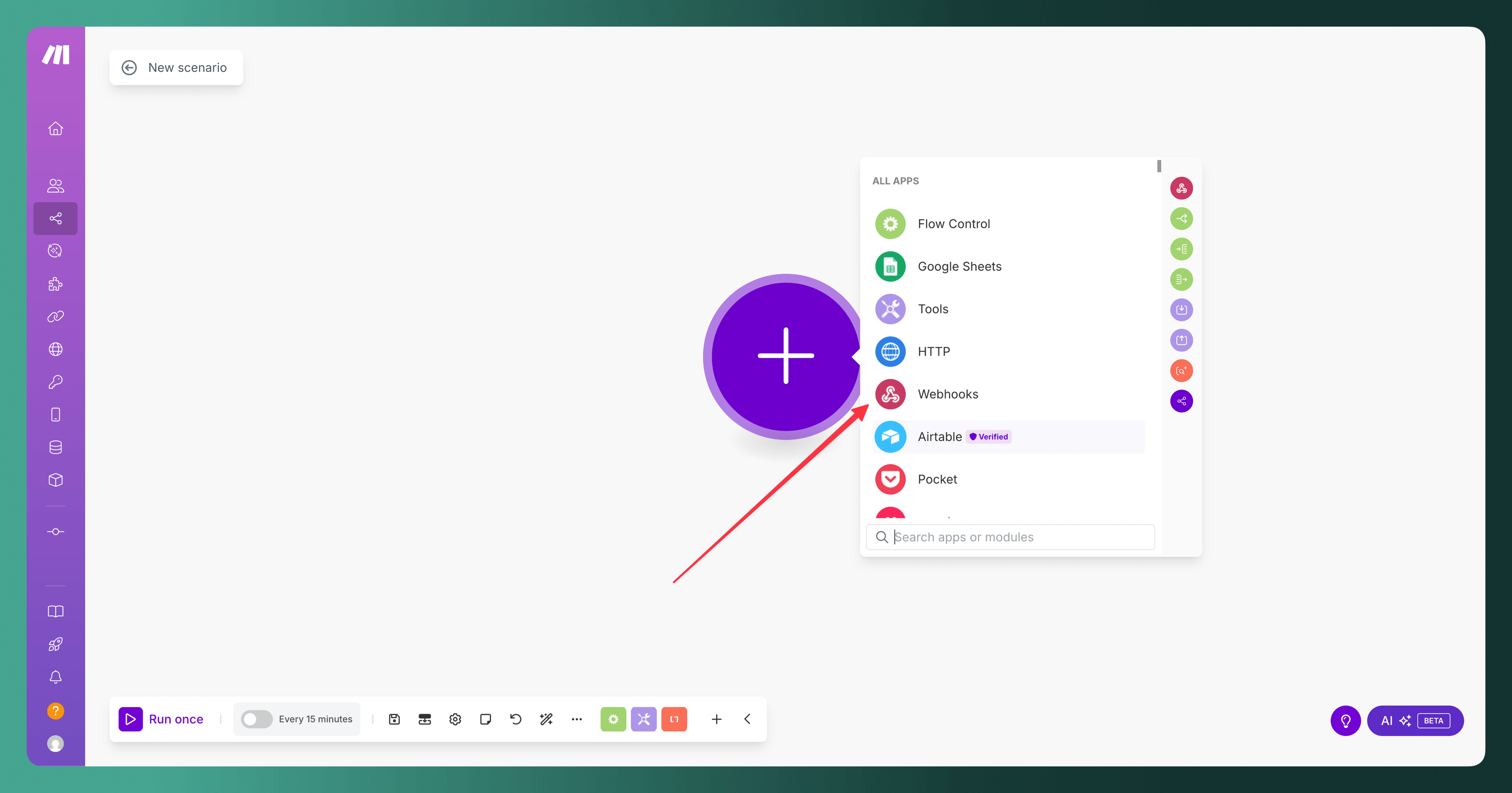 Add webhooks module
