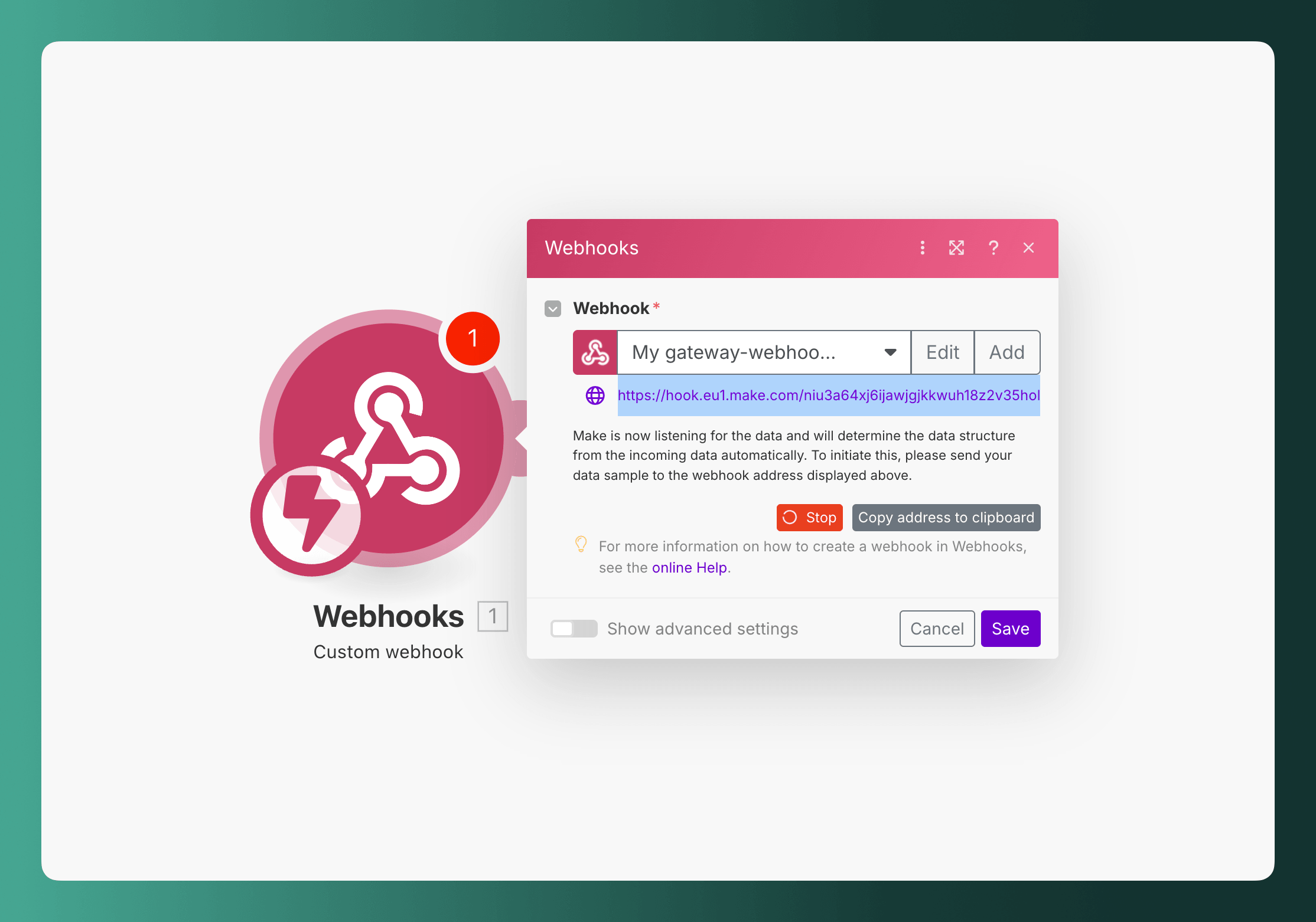 Webhook URL