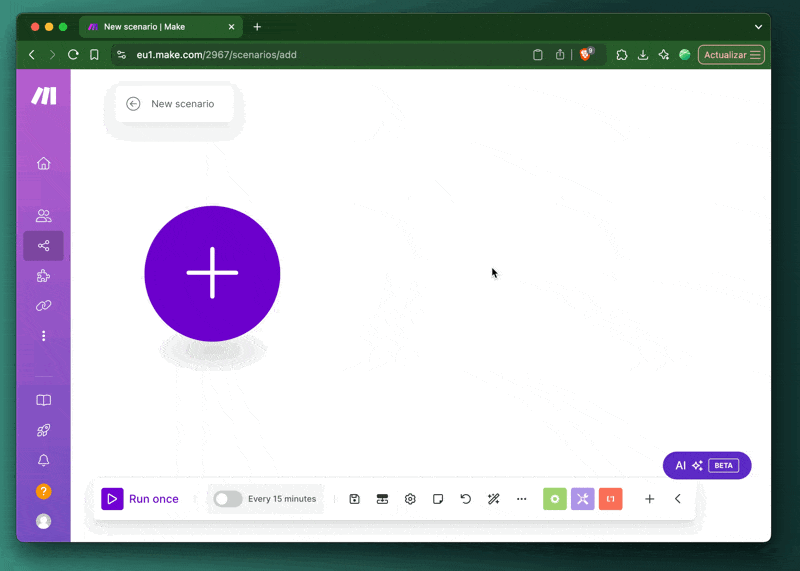 Paste HTTP module into Make