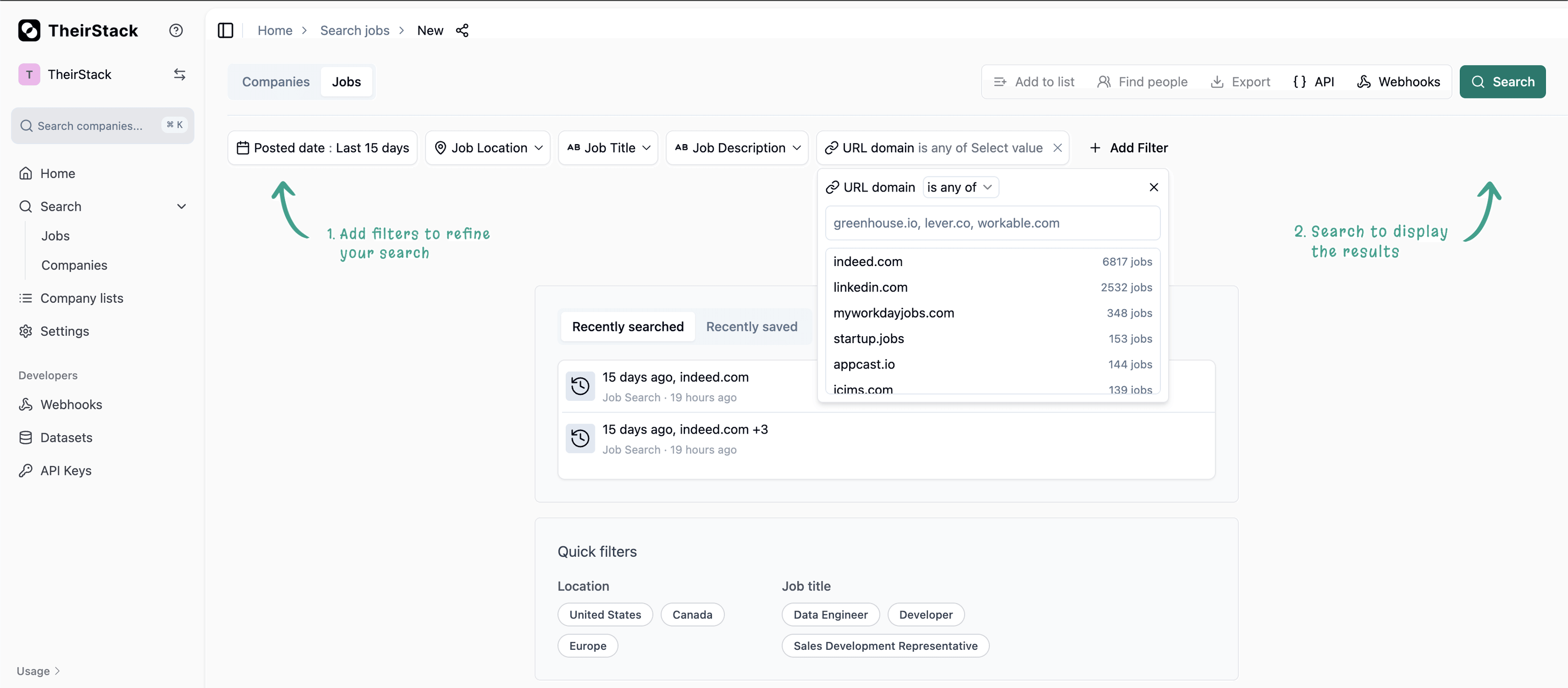 Improved source filter with multi-source matching